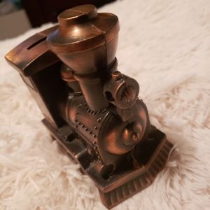 Pewter Train Penney bank